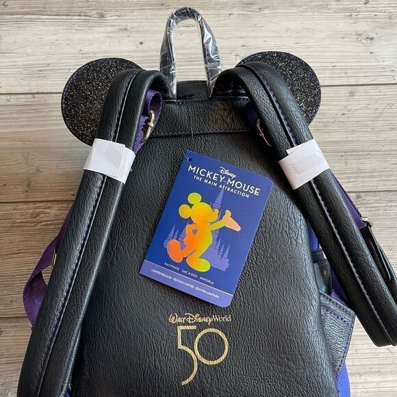 NWT Loungefly | Mickey Mouse Main Attraction Firework Mini Backpack main image 6
